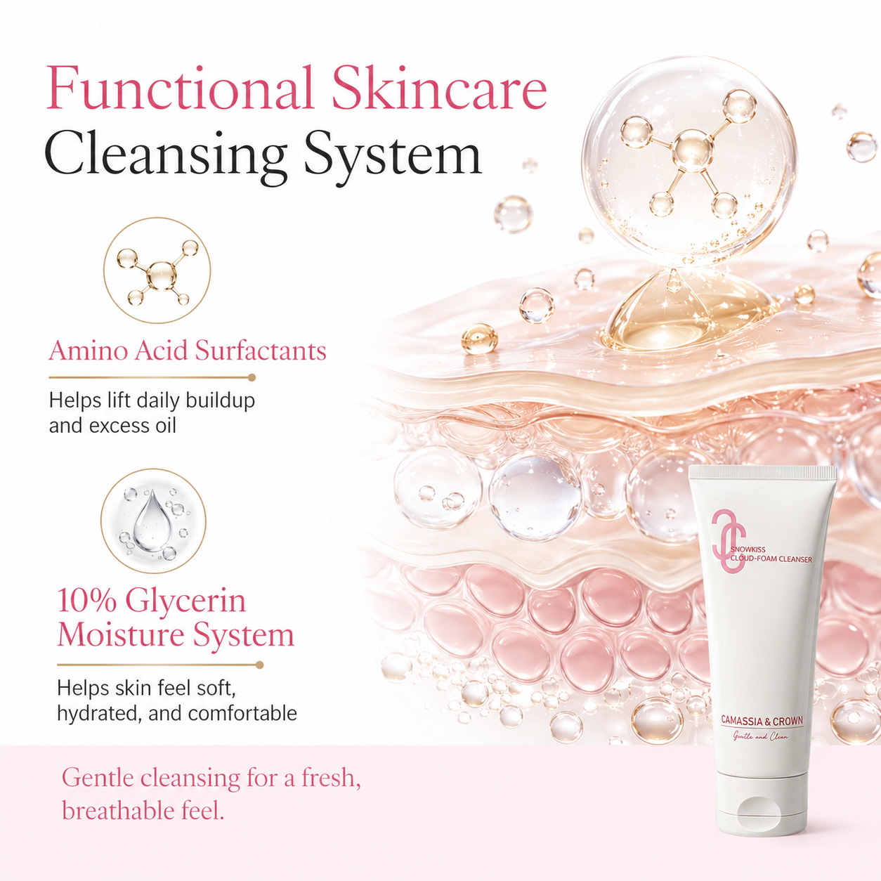 Snowkiss Cloud-Foam Cleanser